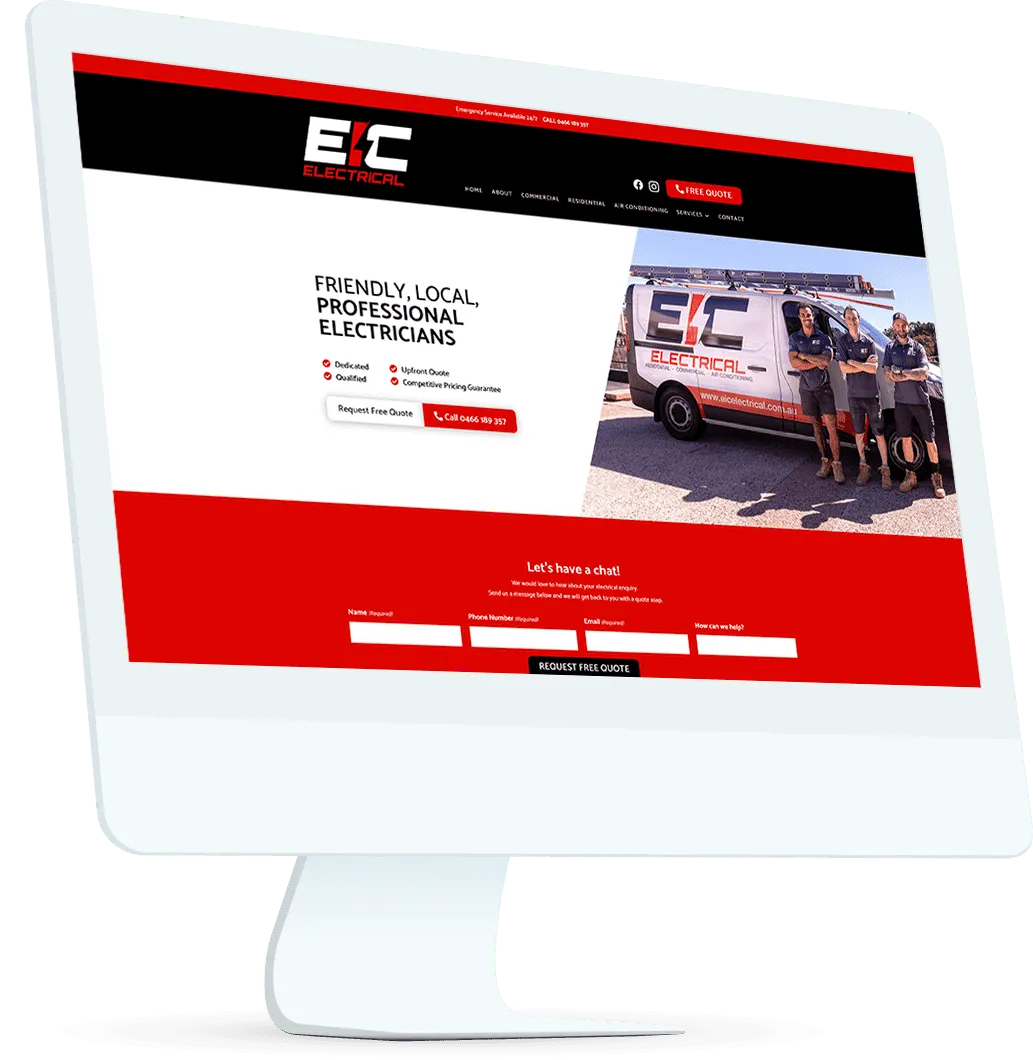 Electrcian Website Development