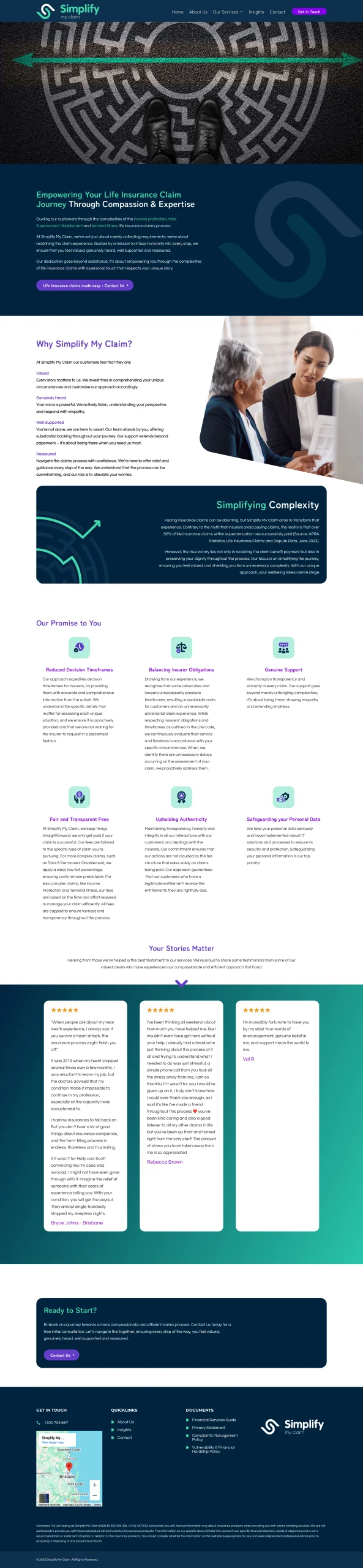 Simplify my claim WEB SS