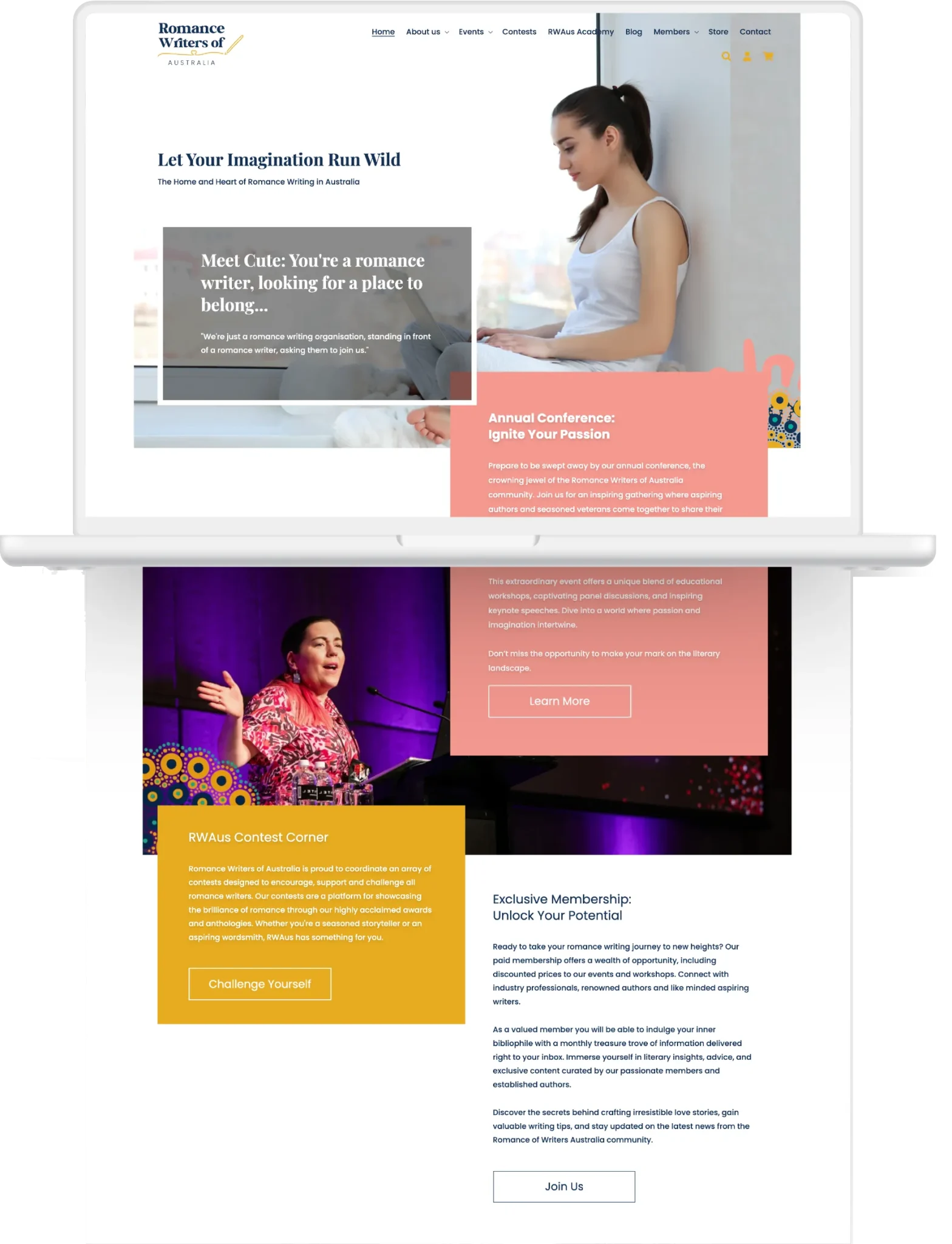 Shopify Website Development Romance Writers