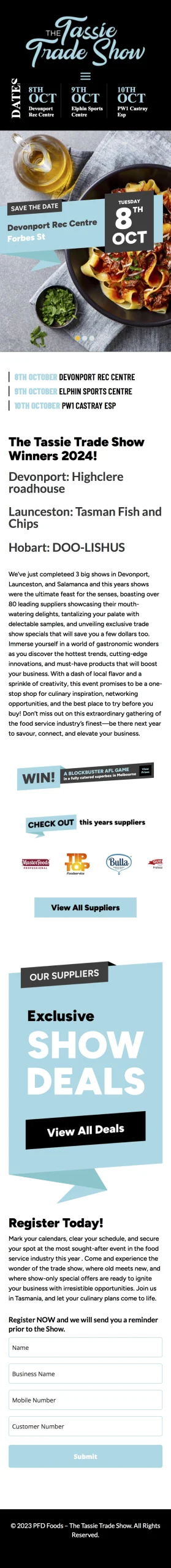 tassie trade show MOBILE SS